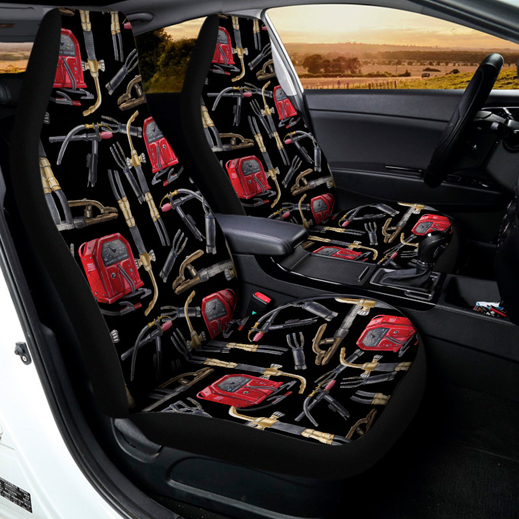 Welding Machine Pattern Print Universal Fit Car Seat Covers