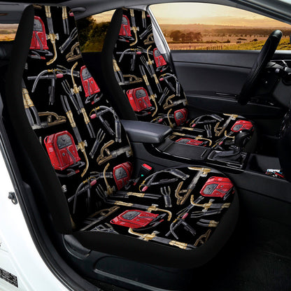 Welding Machine Pattern Print Universal Fit Car Seat Covers