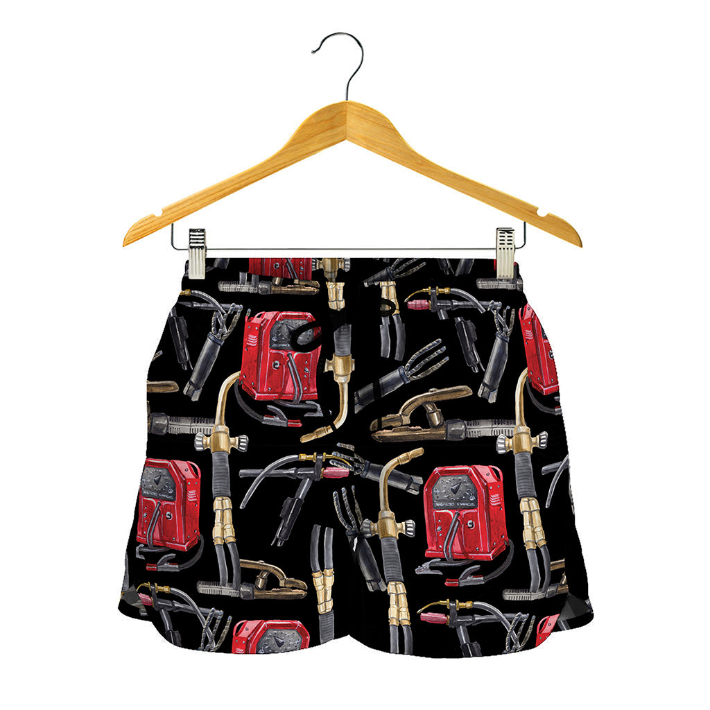 Welding Machine Pattern Print Women's Shorts