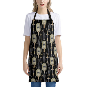 Welding Mask Pattern Print Apron