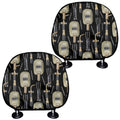 Welding Mask Pattern Print Car Headrest Covers