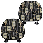 Welding Mask Pattern Print Car Headrest Covers