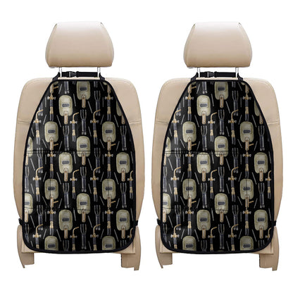 Welding Mask Pattern Print Car Seat Organizers