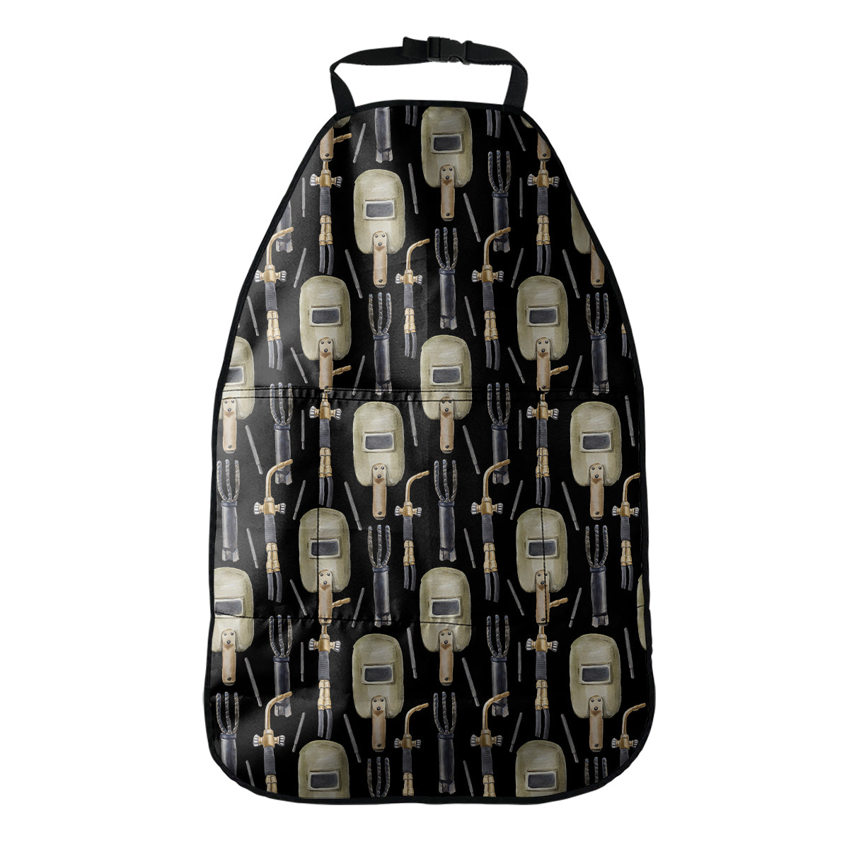 Welding Mask Pattern Print Car Seat Organizers