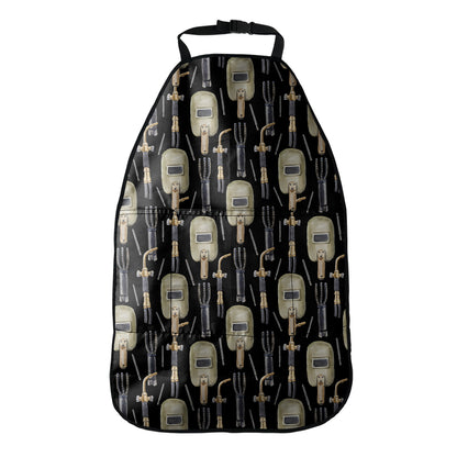 Welding Mask Pattern Print Car Seat Organizers