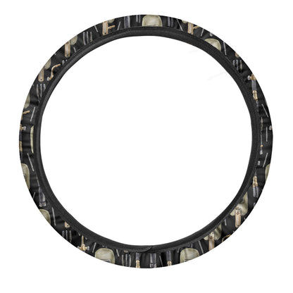 Welding Mask Pattern Print Car Steering Wheel Cover