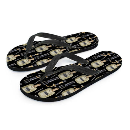 Welding Mask Pattern Print Flip Flops