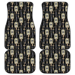 Welding Mask Pattern Print Front and Back Car Floor Mats