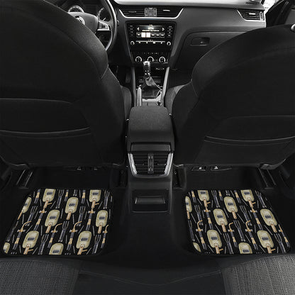 Welding Mask Pattern Print Front and Back Car Floor Mats
