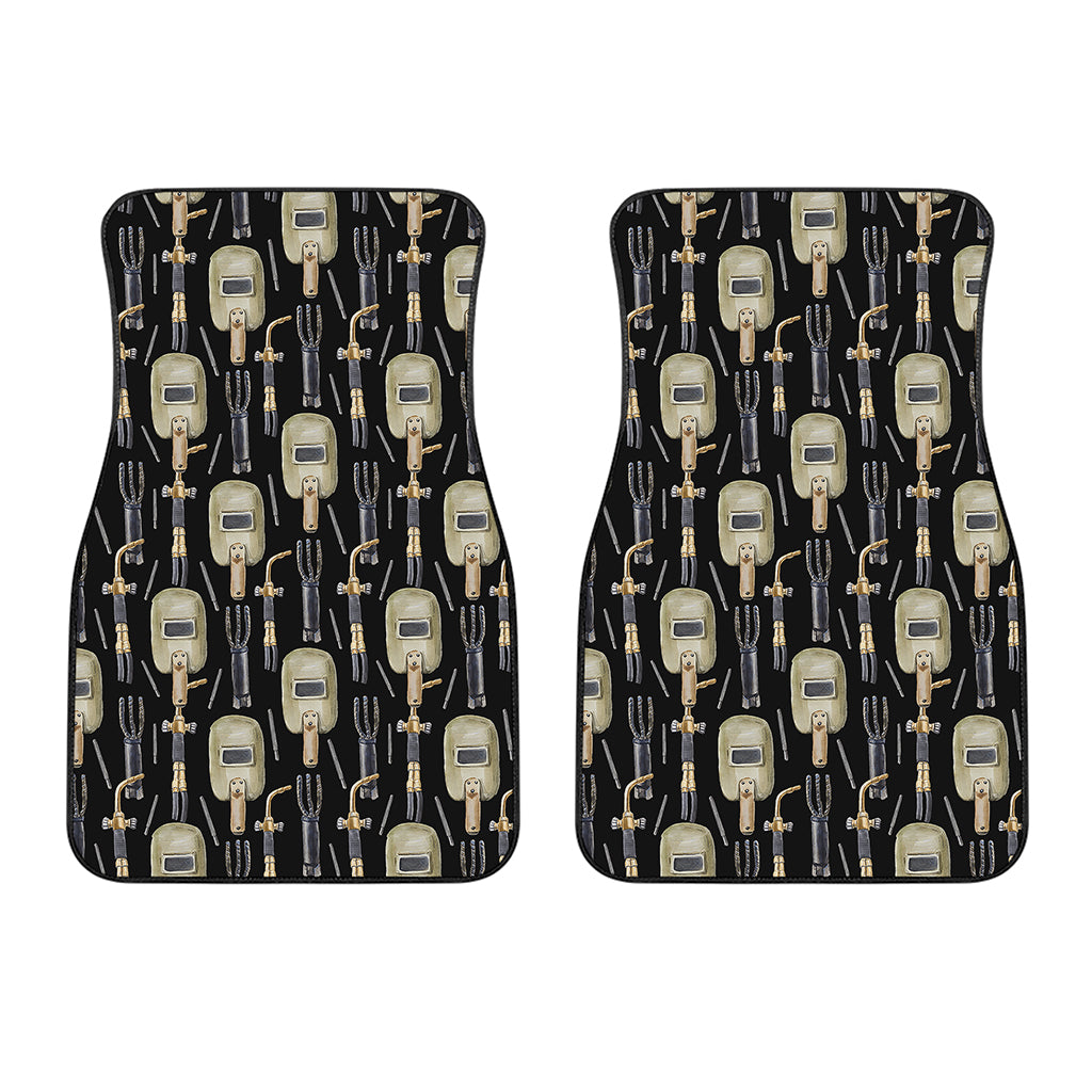 Welding Mask Pattern Print Front Car Floor Mats
