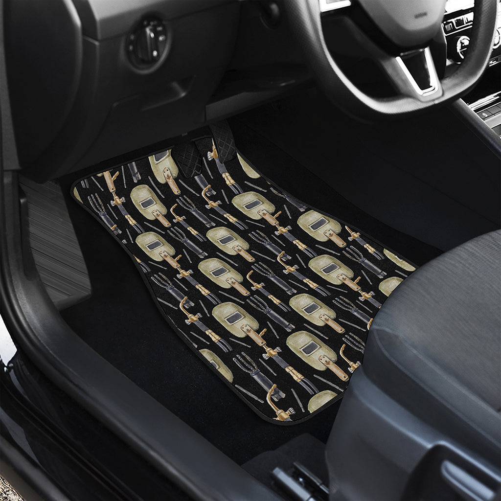 Welding Mask Pattern Print Front Car Floor Mats