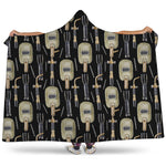 Welding Mask Pattern Print Hooded Blanket