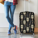 Welding Mask Pattern Print Luggage Cover