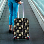 Welding Mask Pattern Print Luggage Cover