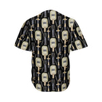 Welding Mask Pattern Print Men's Baseball Jersey