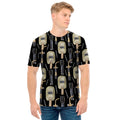 Welding Mask Pattern Print Men's T-Shirt