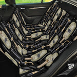 Welding Mask Pattern Print Pet Car Back Seat Cover