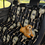 Welding Mask Pattern Print Pet Car Back Seat Cover
