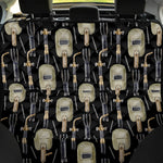 Welding Mask Pattern Print Pet Car Back Seat Cover