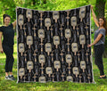 Welding Mask Pattern Print Quilt
