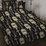 Welding Mask Pattern Print Quilt Bed Set