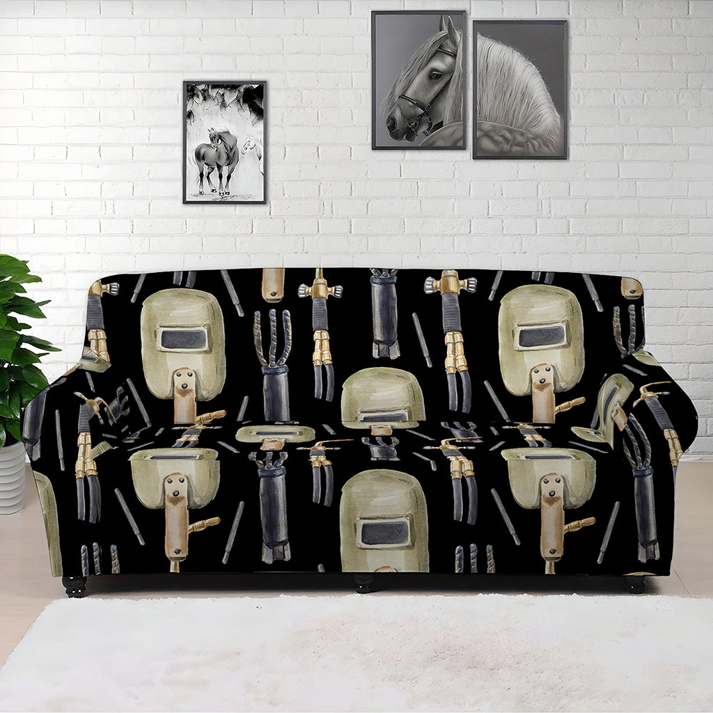 Welding Mask Pattern Print Sofa Cover