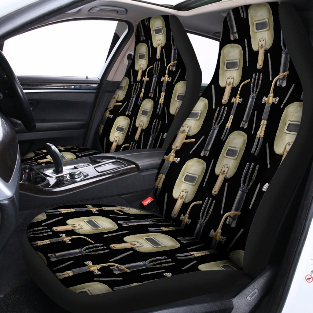 Welding Mask Pattern Print Universal Fit Car Seat Covers