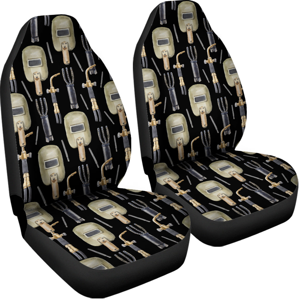 Welding Mask Pattern Print Universal Fit Car Seat Covers