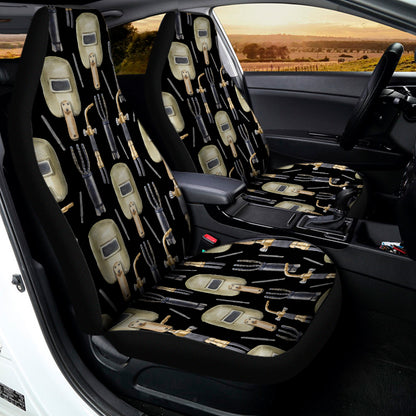 Welding Mask Pattern Print Universal Fit Car Seat Covers
