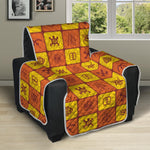 West Adinkra Symbols Pattern Print Recliner Protector