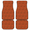 West African Adinkra Symbols Print Front and Back Car Floor Mats