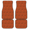 West African Adinkra Symbols Print Front and Back Car Floor Mats