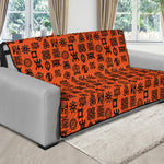 West African Adinkra Symbols Print Futon Protector