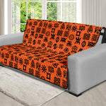 West African Adinkra Symbols Print Futon Protector