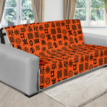 West African Adinkra Symbols Print Futon Protector