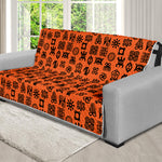 West African Adinkra Symbols Print Futon Protector