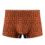 West African Adinkra Symbols Print Men's Boxer Briefs