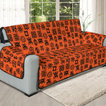 West African Adinkra Symbols Print Oversized Sofa Protector