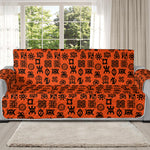 West African Adinkra Symbols Print Oversized Sofa Protector