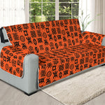 West African Adinkra Symbols Print Oversized Sofa Protector