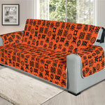 West African Adinkra Symbols Print Oversized Sofa Protector