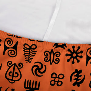 West African Adinkra Symbols Print Sofa Cover