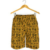 West African Adinkra Tribe Symbols Men's Shorts