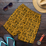 West African Adinkra Tribe Symbols Men's Shorts