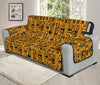 West African Adinkra Tribe Symbols Oversized Sofa Protector