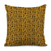 West African Adinkra Tribe Symbols Pillow Cover