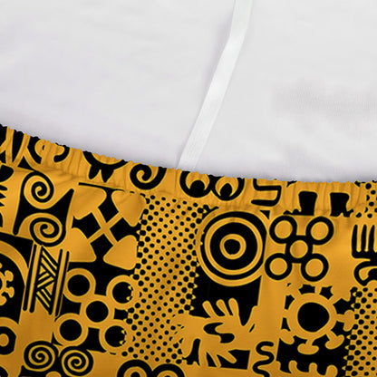 West African Adinkra Tribe Symbols Sofa Cover
