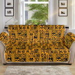 West African Adinkra Tribe Symbols Sofa Protector