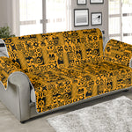 West African Adinkra Tribe Symbols Sofa Protector