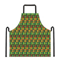 West African Kente Tribal Pattern Print Apron